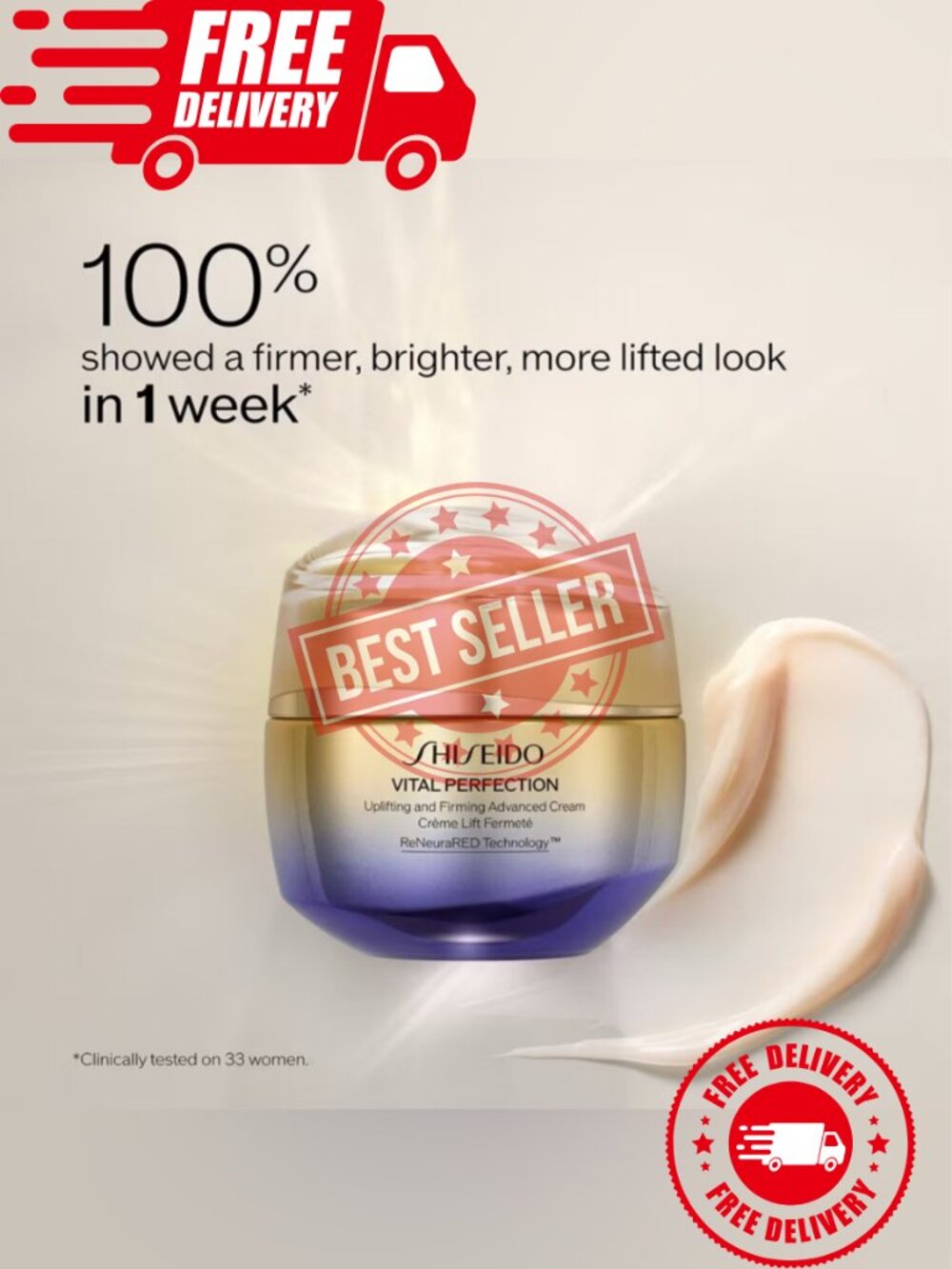 Shiseido Vital Perfection Uplifting & Firming ADVANCED Cream 50ml NIB